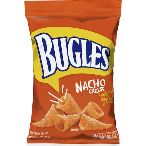 Bugles Nacho Cheese Flavor, 3 Ounces, 6 Per Case